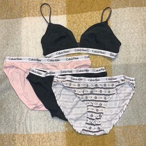 Calvin Klein Bra and Underwear Set